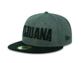 Tijuana Toros New Era LMB 59FIFTY 5950 Fitted Cap Hat Heather Dark Gray Crown Black Visor Black "TIJUANA" Logo