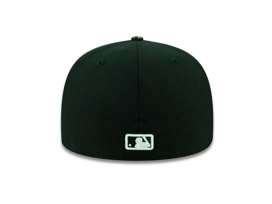 San Diego Padres New Era MLB 59FIFTY 5950 Fitted Cap Hat Black Crown Digital Camo Visor White Logo