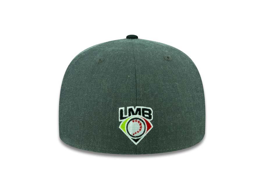 Tijuana Toros New Era LMB 59FIFTY 5950 Fitted Cap Hat Heather Dark Gray Crown Black Visor Black Logo