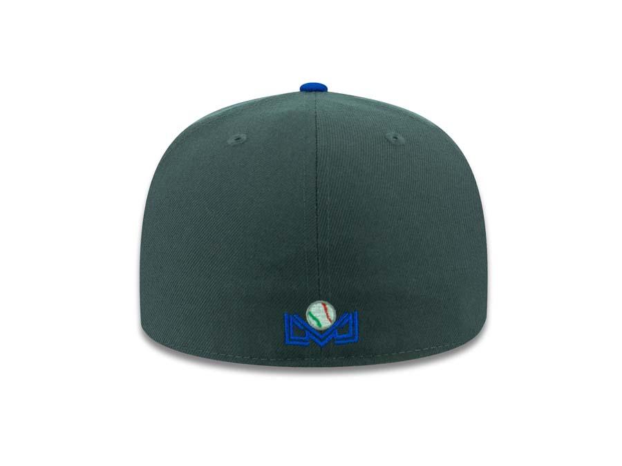 Charros de Jalisco New Era 59FIFTY 5950 Fitted Cap Hat Dark Gray Crown Royal Blue Visor Team Color Logo