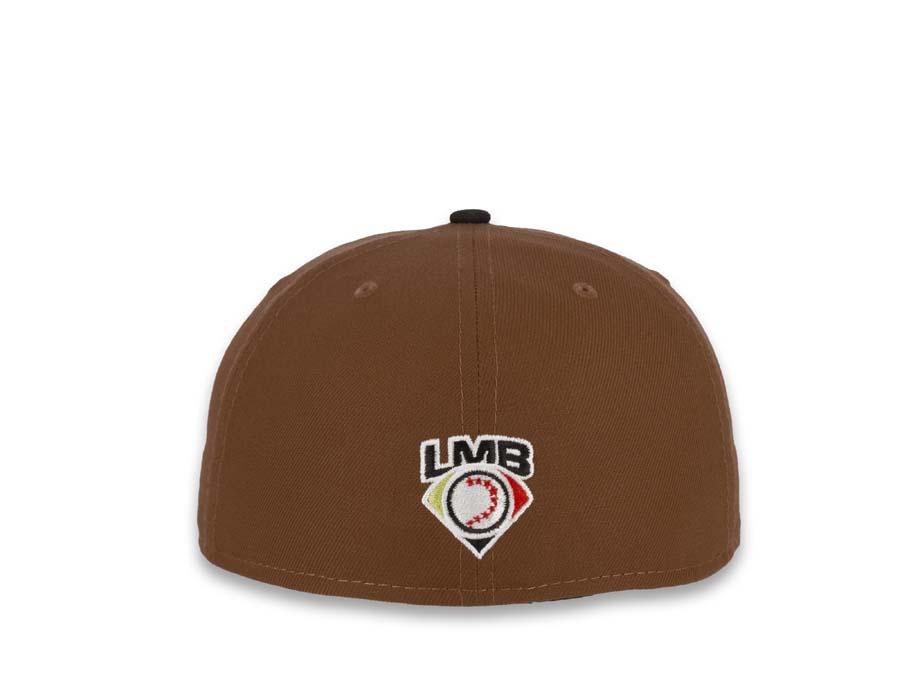 Tijuana Toros New Era Mexican Baseball League 59Fifty 5950 Fitted Cap Hat Wheat Crown Black Visor Black Logo Black UV