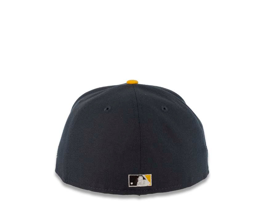 San Diego Padres New Era MLB 59FIFTY 5950 Fitted Cap Hat Gray Crown Dark Brown Visor Brown/Yellow Batting Friar Logo 1992 All-Star Game Side Patch