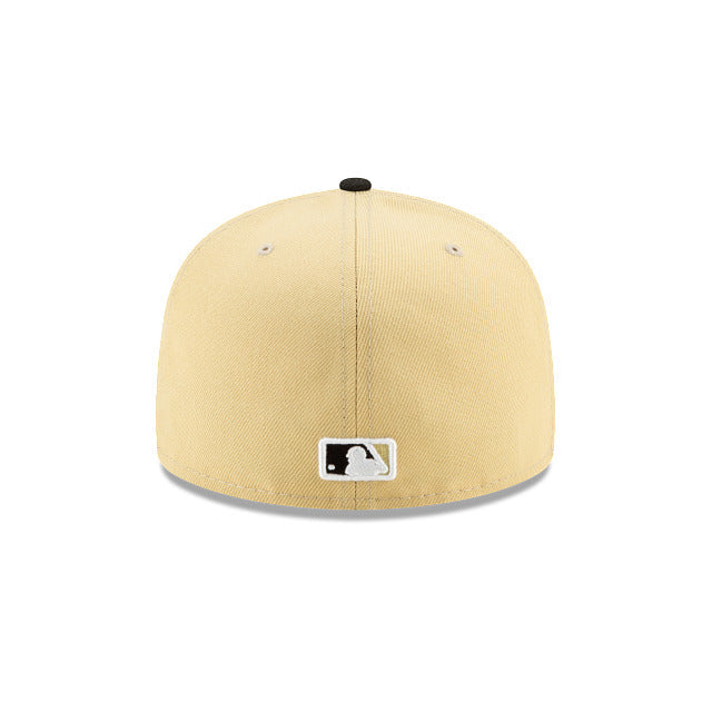 Arizona Diamondbacks New Era MLB 59FIFTY 5950 Fitted Cap Hat Stone Crown Black Visor Black Logo (City Connect)
