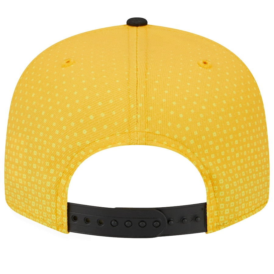 Pittsburgh Pirates New Era MLB 9FIFTY 950 Snapback Cap Hat Yellow Crown Black Visor Black Logo (2023 City Connect)