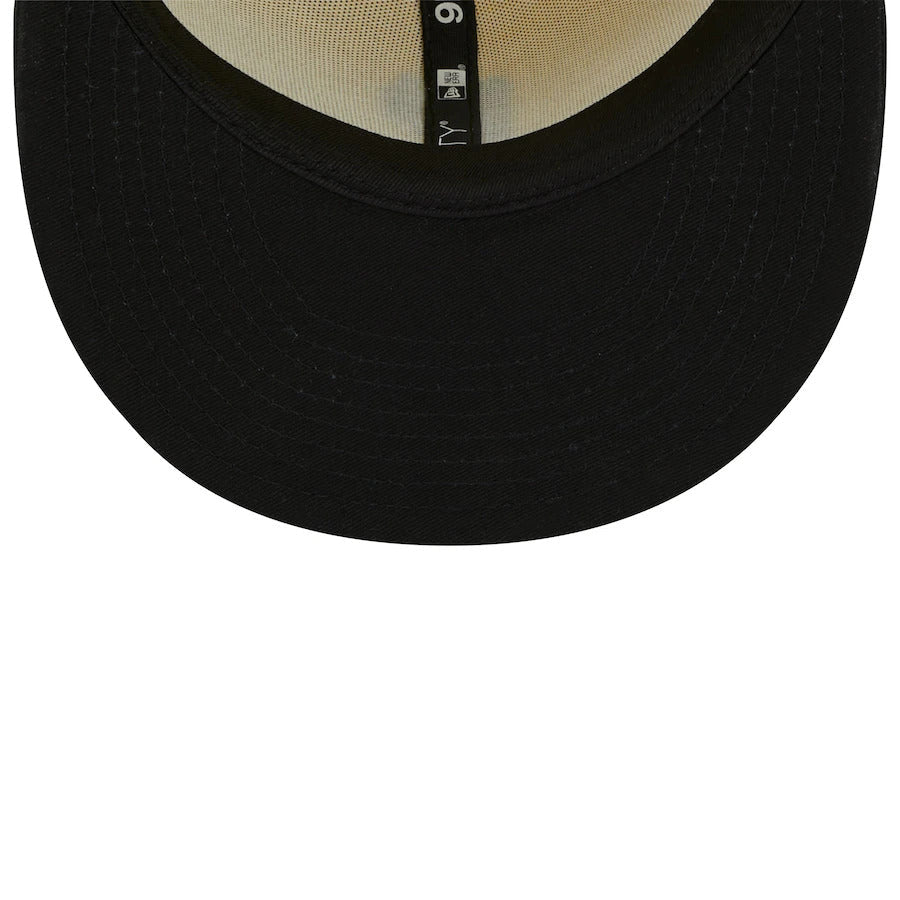Pittsburgh Pirates New Era MLB 9FIFTY 950 Snapback Cap Hat Yellow Crown Black Visor Black Logo (2023 City Connect)
