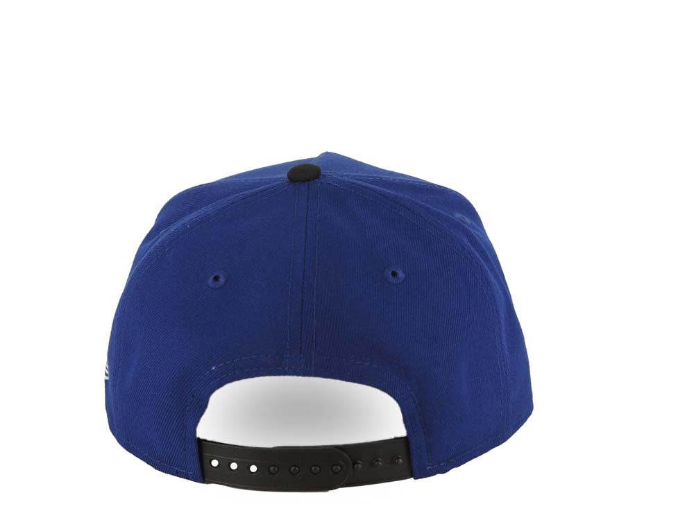 Los Angeles Dodgers New Era MLB 9FORTY 940 Adjustable A-Frame Cap Hat Royal Blue Crown Black Visor White Upside Down Logo Gray UV