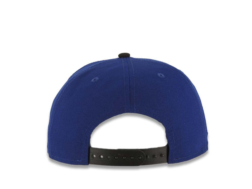 Los Angeles Dodgers New Era MLB 9FIFTY 950 Snapback Cap Hat Royal Blue Crown Black Visor White Upside Down Logo 60th Anniversary Side Patch Gray UV