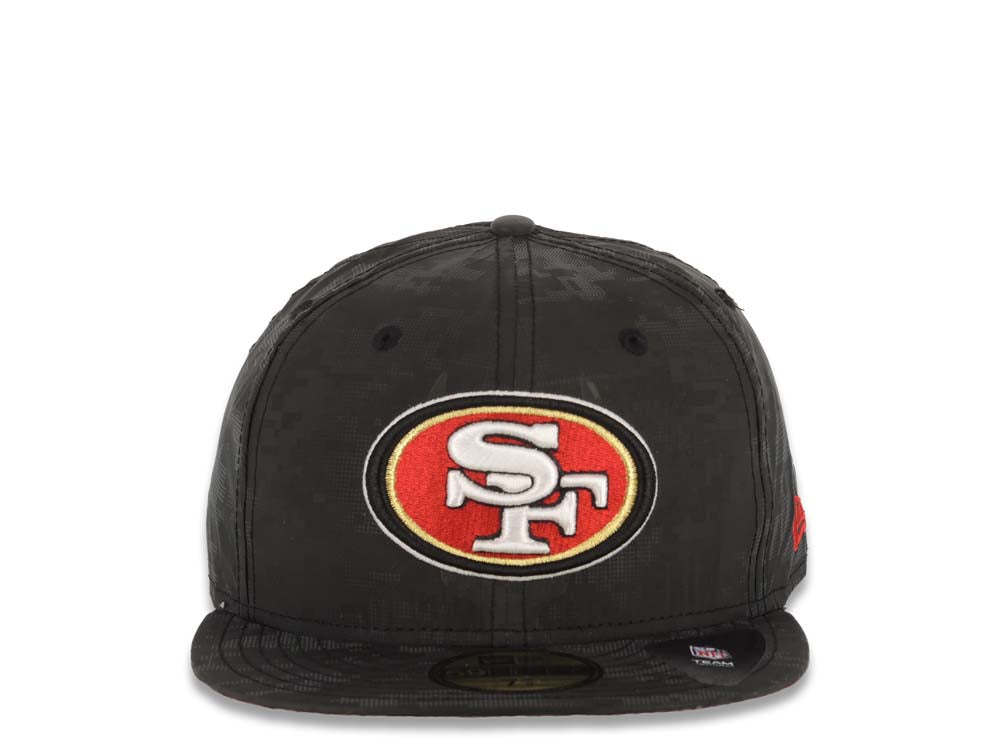 San Francisco 49ERS New Era NFL 59FIFTY 5950 Fitted Cap Hat Digital Desert Camo Crown/Visor Team Color Logo