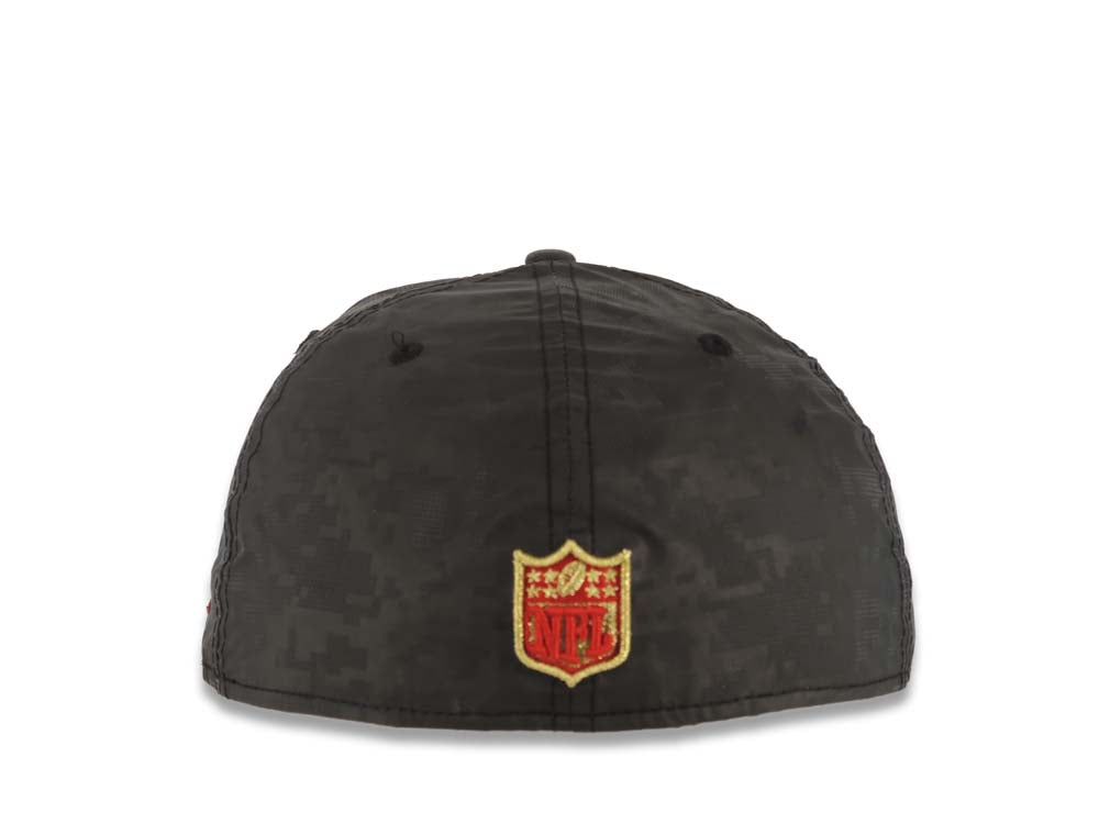 San Francisco 49ERS New Era NFL 59FIFTY 5950 Fitted Cap Hat Digital Desert Camo Crown/Visor Team Color Logo