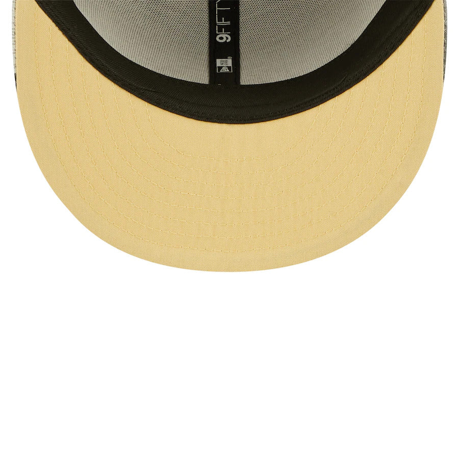 New Orleans Saints New Era NFL 9FIFTY 950 Snapback Cap Hat Team Color Camo Crown/Visor Team Color Logo (2022 NFL Training Camp)
