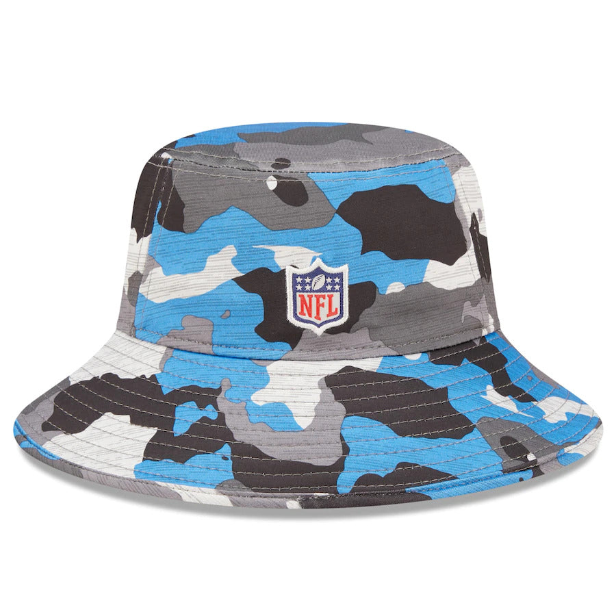 Los Angeles Chargers New Era NFL Bucket Cap Hat Team Color Camo Crown/Visor Camo Logo (2022 NFL Training Camp)