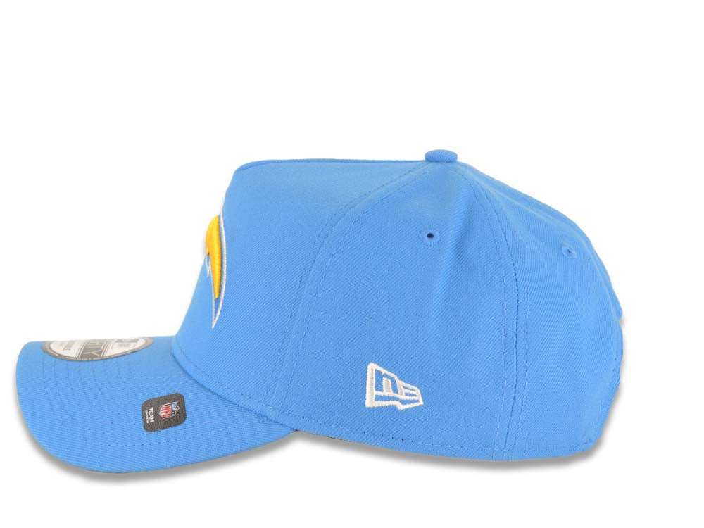 Los Angeles Chargers New Era NFL 9FORTY 940 Adjustable A-Frame Cap Hat Sky Blue Crown/Visor Team Color Logo