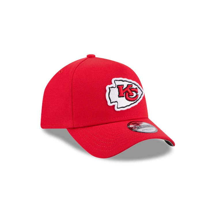 Kansas City Chiefs New Era NFL 9FORTY 940 Adjustable A-Frame Cap Hat Red Crown/Visor Team Color Logo