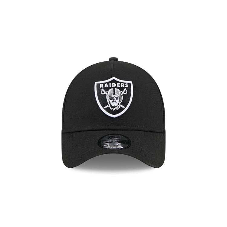 Las Vegas Raiders New Era NFL 9FORTY 940 Adjustable A-Frame Cap Hat Black Crown/Visor Team Color Logo