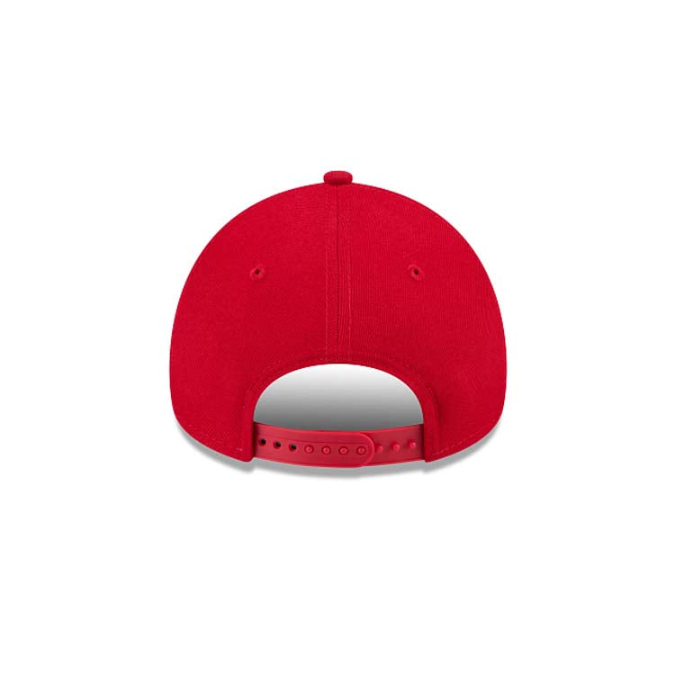 San Francisco 49ers New Era NFL 9FORTY 940 Adjustable A-Frame Cap Hat Read Crown/Visor Red/White/Black Retro Logo