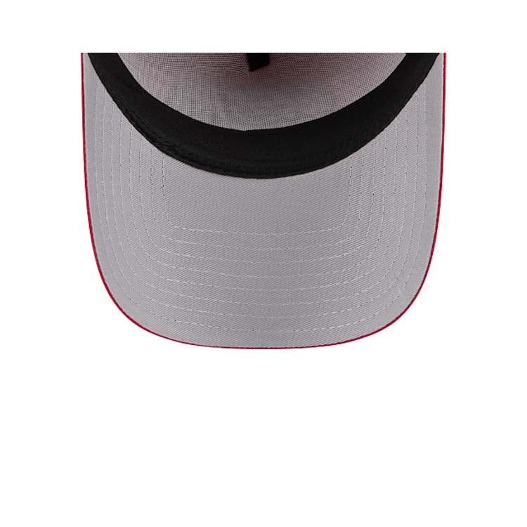 San Francisco 49ers New Era NFL 9FORTY 940 Adjustable A-Frame Cap Hat Read Crown/Visor Red/White/Black Retro Logo