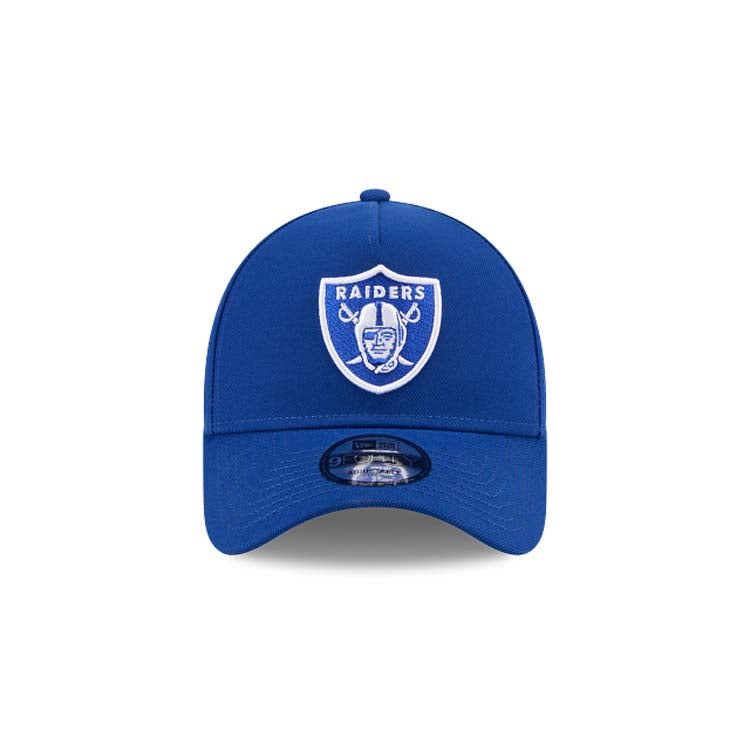 Las Vegas New Era NFL 9FORTY 940 Adjustable A-Frame Cap Hat Royal Blue Crown/Visor White/Royal Blue Logo