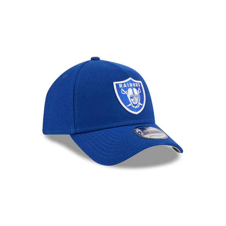Las Vegas New Era NFL 9FORTY 940 Adjustable A-Frame Cap Hat Royal Blue Crown/Visor White/Royal Blue Logo