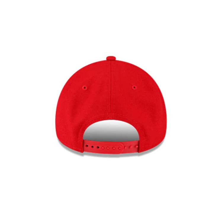 Las Vegas Raiders New Era NFL NFL 9FORTY 940 Adjustable A-Frame Cap Hat Red Crown/Visor White/Red Logo