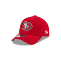 San Francisco 49ers New Era NFL 9FORTY 940 Adjustable A-Frame Cap Hat Red Crown/Visor Team Color Logo