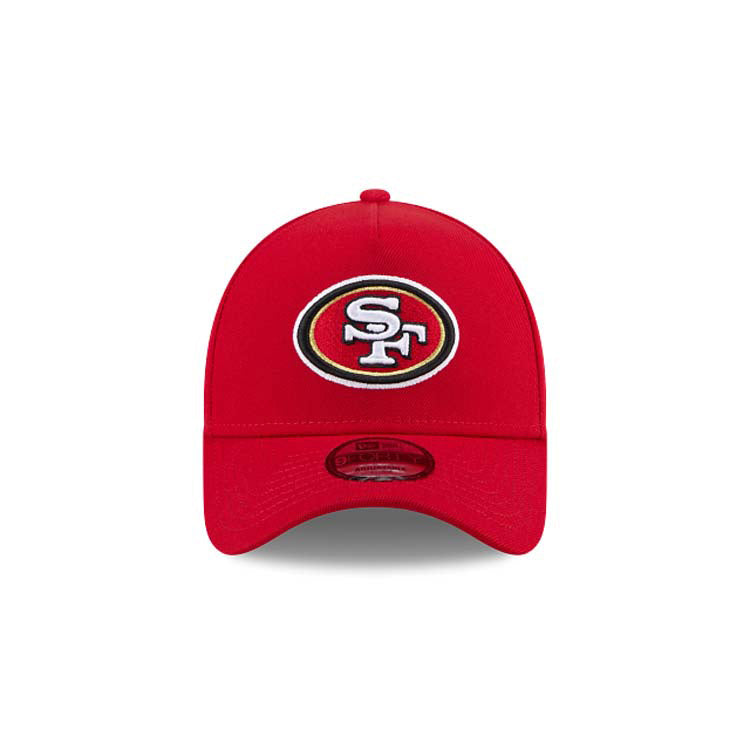 San Francisco 49ers New Era NFL 9FORTY 940 Adjustable A-Frame Cap Hat Red Crown/Visor Team Color Logo