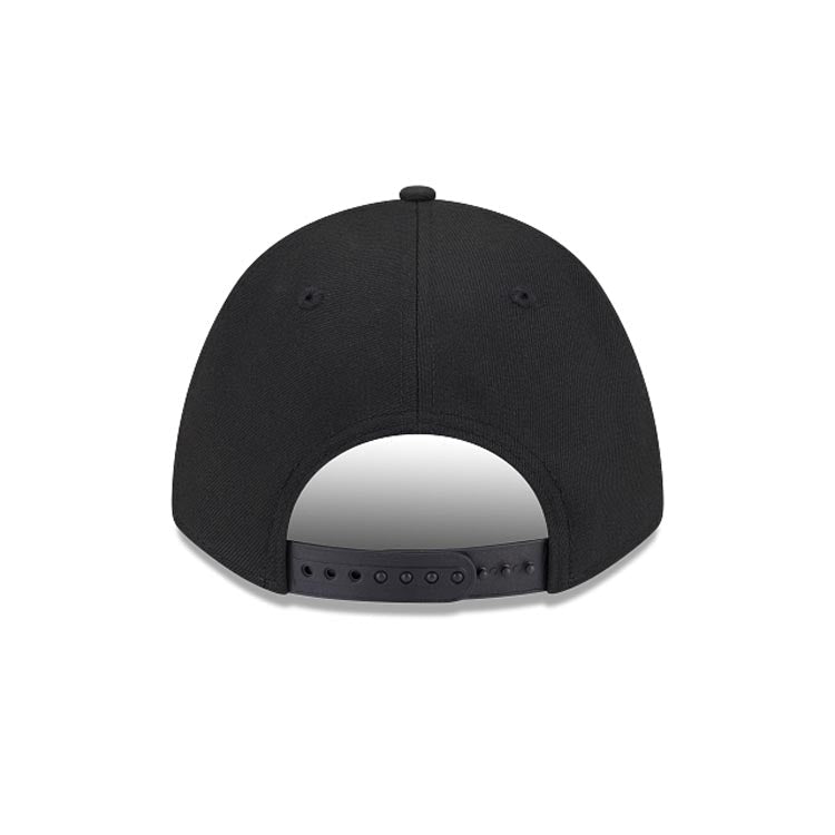 San Francisco 49ers New Era NFL 9FORTY 940 Adjustable A-Frame Cap Hat Black Crown/Visor White/Black Logo Gray UV