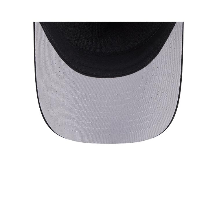 San Francisco 49ers New Era NFL 9FORTY 940 Adjustable A-Frame Cap Hat Black Crown/Visor White/Black Logo Gray UV