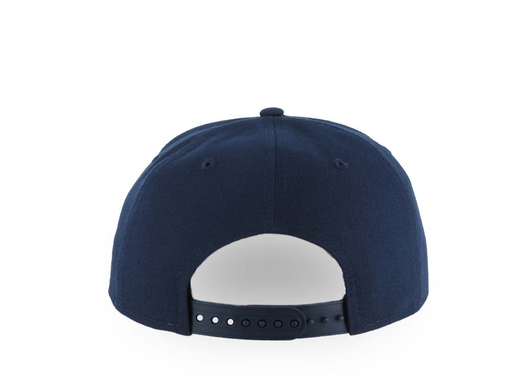 Los Angeles Chargers New Era NFL 9FORTY 940 Adjustable A-Frame Cap Hat Navy Blue Crown/Visor Team Color Logo Gray UV