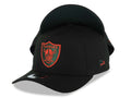 Las Vegas Raiders New Era 9FORTY 940 Adjustable A-Frame Cap Hat Black Crown/Visor Red/Dark Green Logo Dark Green UV