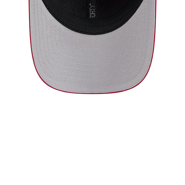 San Francisco 49ers New Era NFL 9FORTY 940 M-Crown Adjustable A-Frame Cap Hat Red Crown/Visor Team Color Logo Gray UV