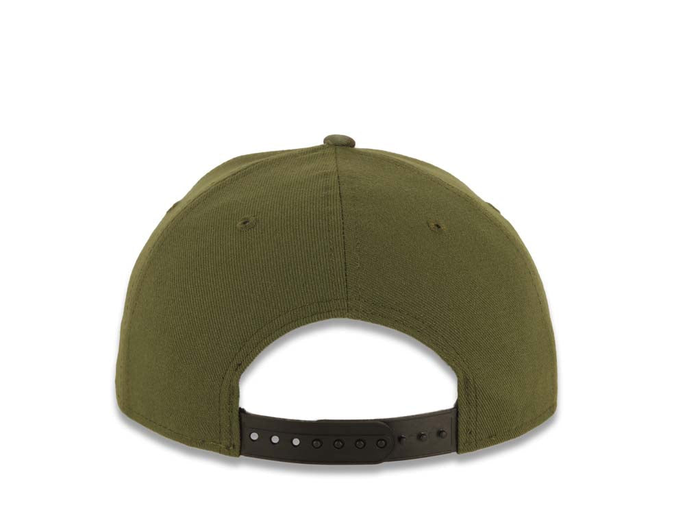 Las Vegas Raiders New Era 9FIFTY 950 Snapback Cap Hat Olive Green Crown Camo Visor Team Color Logo