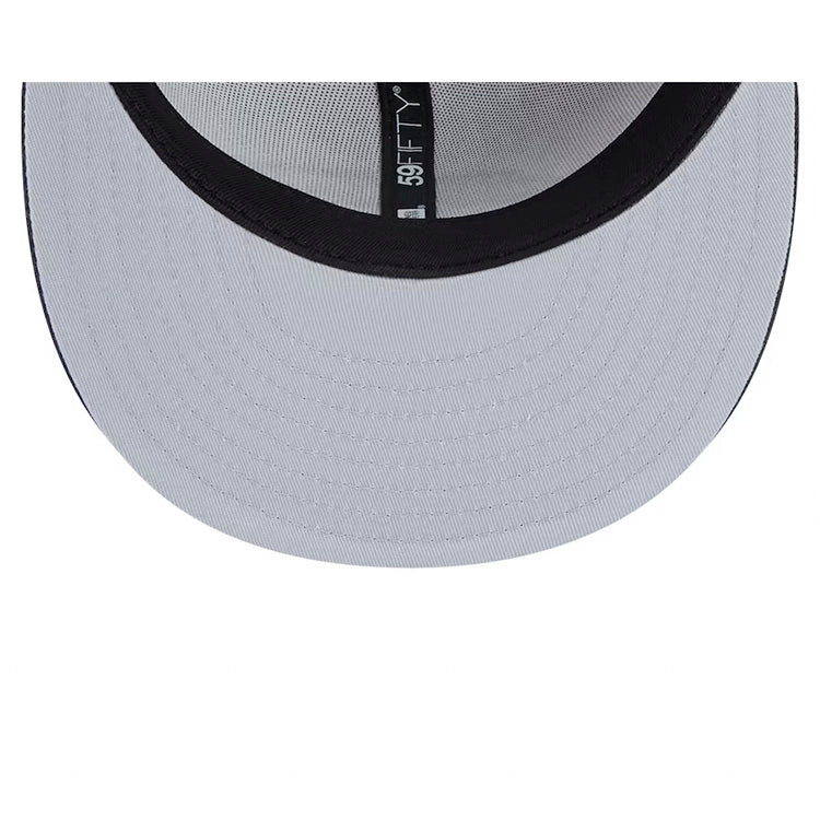 Los Angeles Chargers New Era NFL 59FIFTY 5950 Fitted Cap Hat Camo Crown Dark Gray Visor White/Gray Logo (2024 Salute To Service)