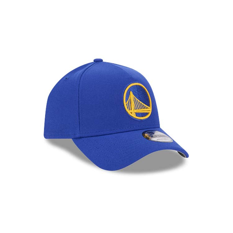 Golden State Warriors New Era NBA 9FORTY 940 Adjustable A-Frame Cap Hat Royal Blue Crown/Visor Team Color Logo