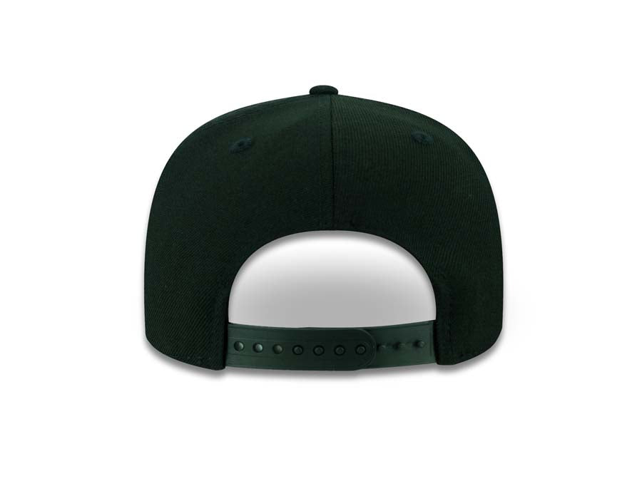 San Diego State Aztecs New Era College 9FIFTY 950 Snapback Cap Hat Black Crown/Visor Black Logo (All Black/Black On Black)