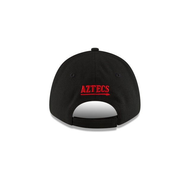 San Diego State Aztecs New Era College 9FORTY 940 Adjustable Cap Hat Black Crown/Visor Team Color Logo