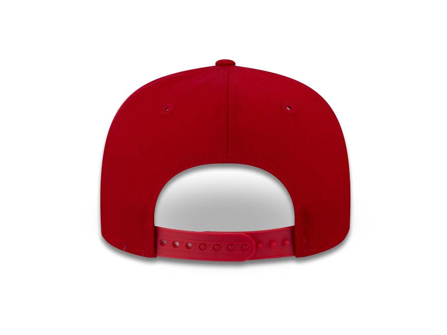 (Youth) San Diego State Aztecs New Era College 9FIFTY 950 Kid Snapback Cap Hat Red Crown/Visor Team Color Logo