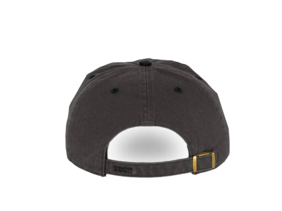 San Diego State Aztecs '47 Brand College Ice Clean Up Adjustable Cap Hat Dark Gray Crown/Visor Black/Red Logo