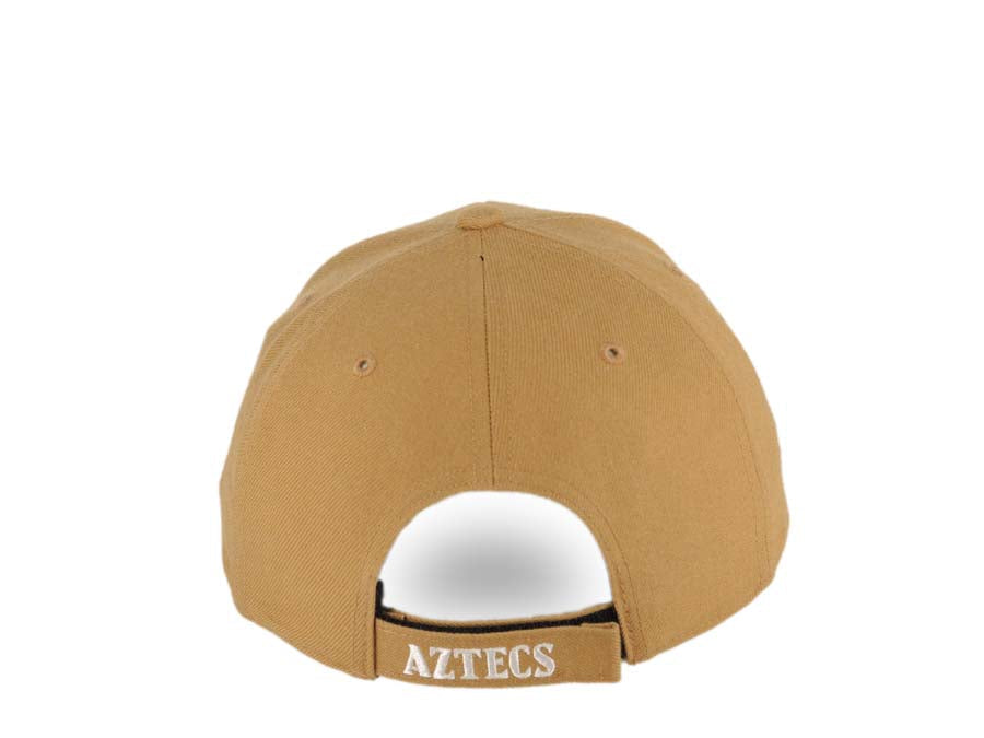 San Diego State Aztecs '47 Brand  NCAA MVP Adjustable Cap Hat Wheat Crown/Visor Red/Black/White Team Color Logo Gray UV