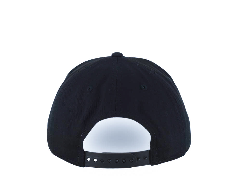 San Diego State Aztecs New Era NCAA 9FORTY 940 A-Frame Adjsutable Snapback Cap Hat Black Crown/Visor Team Color Logo Gray UV