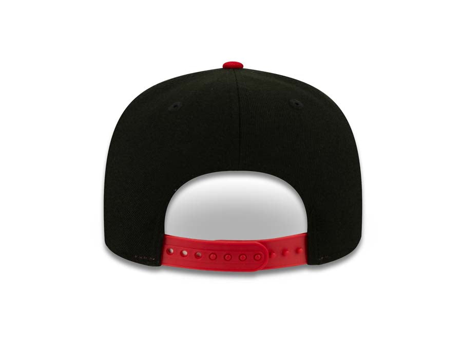 San Diego State Aztecs New Era College 9FIFTY 950 Snapback Cap Hat Black Crown Red Visor Team Color Logo