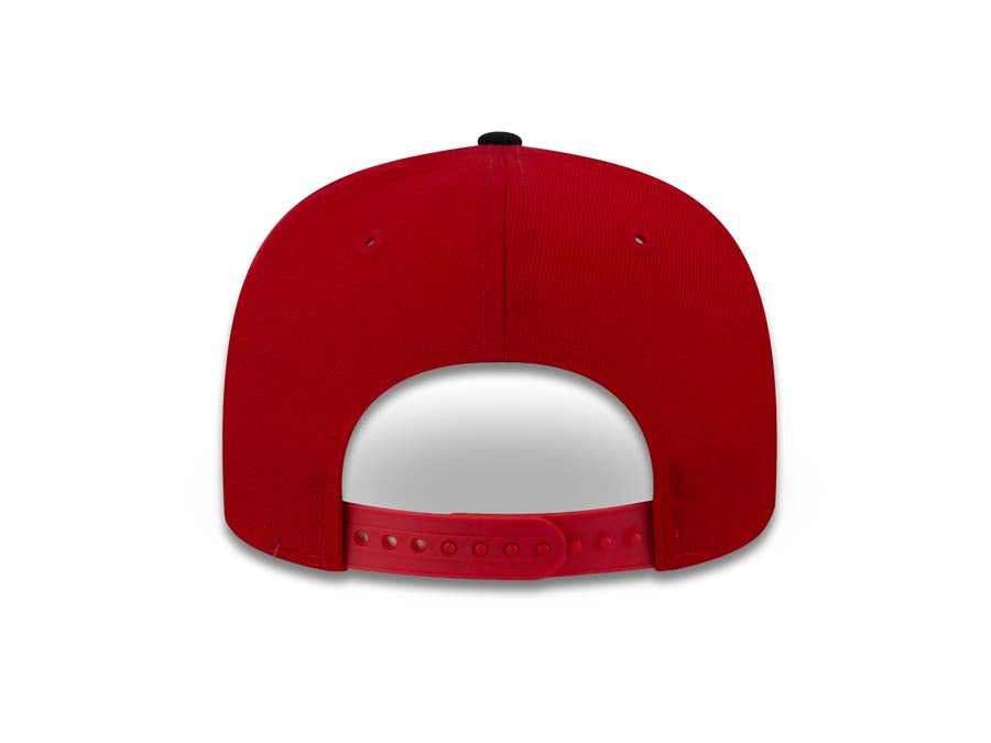 San Diego State Aztecs New Era College 9FIFTY 950 Snapback Cap Hat Red Crown Black Visor Team Color Logo
