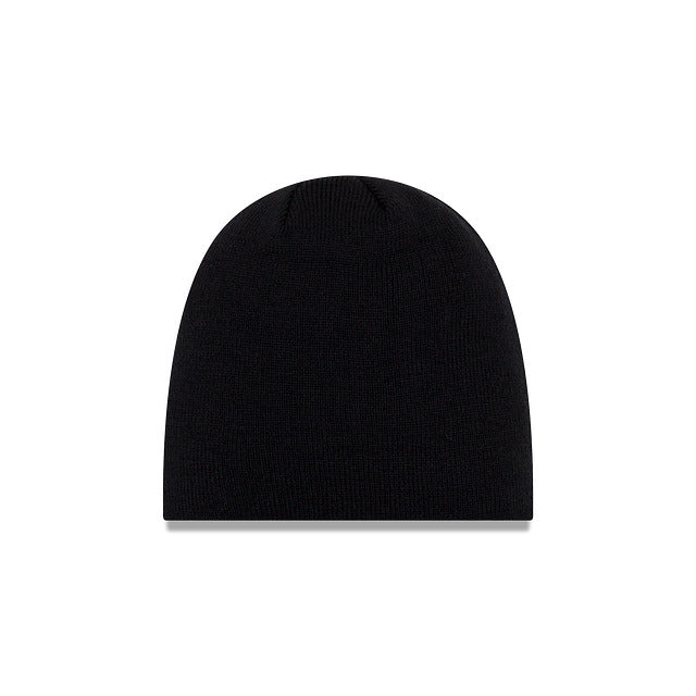 San Francisco Giants New Era MLB Uncuffed Skull Knit Black Crown Orange Logo