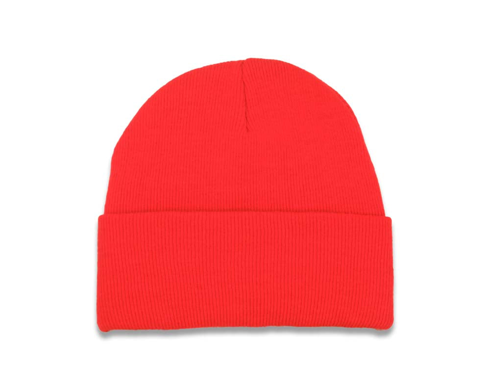 Los Angeles Anaheim Angels MLB Basic Cuffed Beanie/Knit Red Crown/Visor Team Color Logo