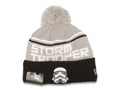 Storm Trooper New Era Cuffed Pom Knit Hat Khaki/Black Crown/Visor Team Color Logo