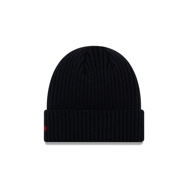 Cleveland Indians New Era MLB Core Classic Cuffed Knit Beanie Navy Team Color Logo