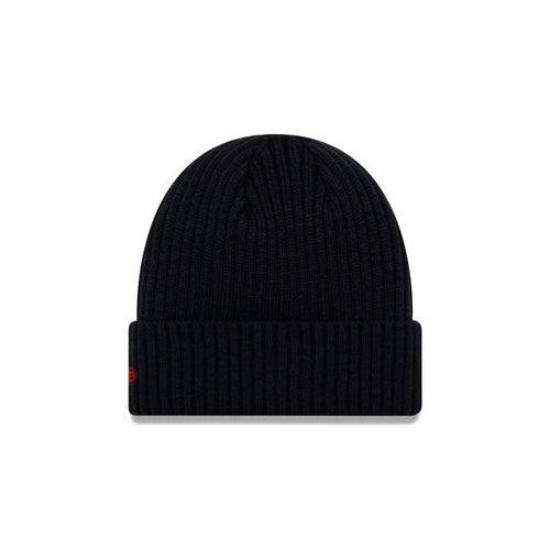 Cleveland Indians New Era MLB Core Classic Cuffed Knit Beanie Navy Team Color Logo