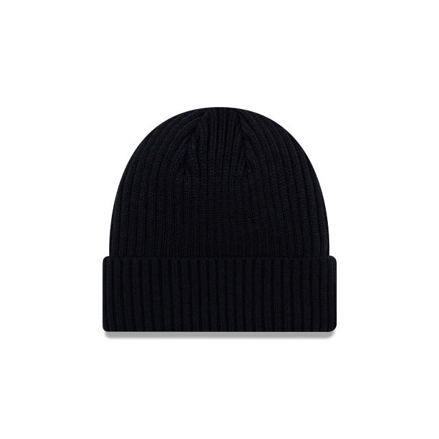 Atlanta Braves New Era MLB Cuffed Knit Beanie Black Team Color Logo