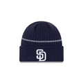 San Diego Padres New Era MLB Cuffed Knit Navy Team Color Logo