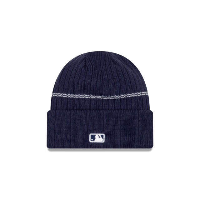 San Diego Padres New Era MLB Cuffed Knit Navy Team Color Logo