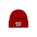 Washington Nationals New Era MLB Cuffed Knit Beanie Red Team Color Logo